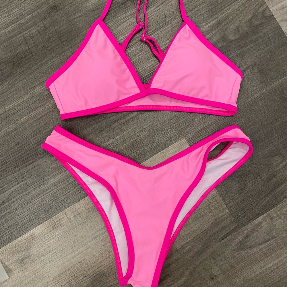 Vibrant Pink Bikini Set
